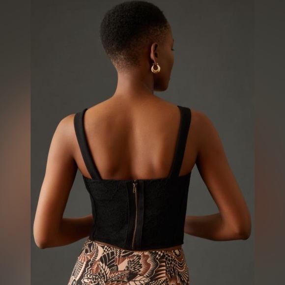 NWT Anthropologie Lace Corset Top - Picture 3 of 5